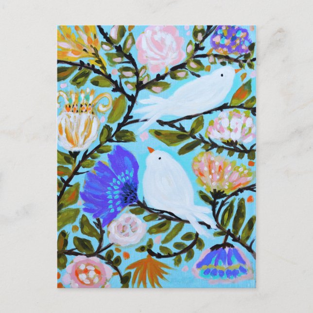 Sweet Love Birds II Postcard (Front)