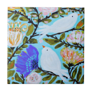 Sweet Love Birds II Tile