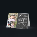Sweet Love Holiday Photo Greeting Card<br><div class="desc">Sweet Love Holiday Photo Greeting Card by Orabella Prints.  Please replace the template photo with an image of your own prior to purchasing.</div>