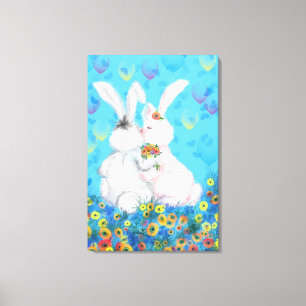 Sweet Love - Kiss Canvas Print