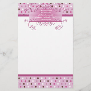 Sweet Love Letterhead Stationery