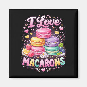 Sweet Love Macarons Magnet