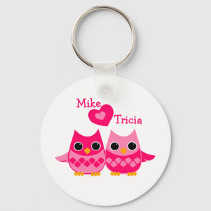 Sweet Love Owls Key Ring