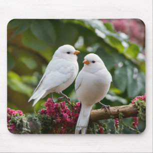 Sweet Lovebirds Mouse Pad