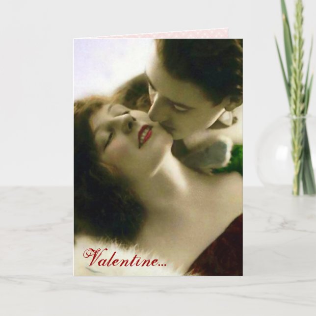 Sweet Lover's Valentine Holiday Card (Front)