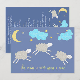 Sweet Lullaby Gender Neutral Baby Shower Invitation