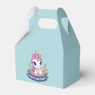 Sweet Magical Baby Unicorn  Favour Box