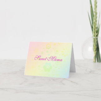 "Sweet Mama" Mother's Day Card - Template - Custom