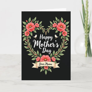 Sweet Mamas Day Wreath Card