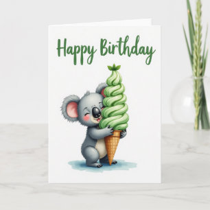Sweet Marsupial Birthday Card