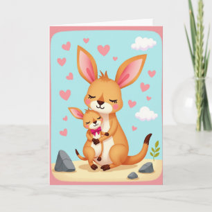 Sweet Marsupial Love Card