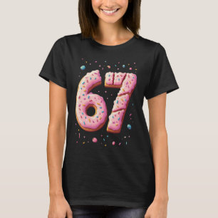 Sweet Math Doughnut Fraction Back to School 67 T-Shirt