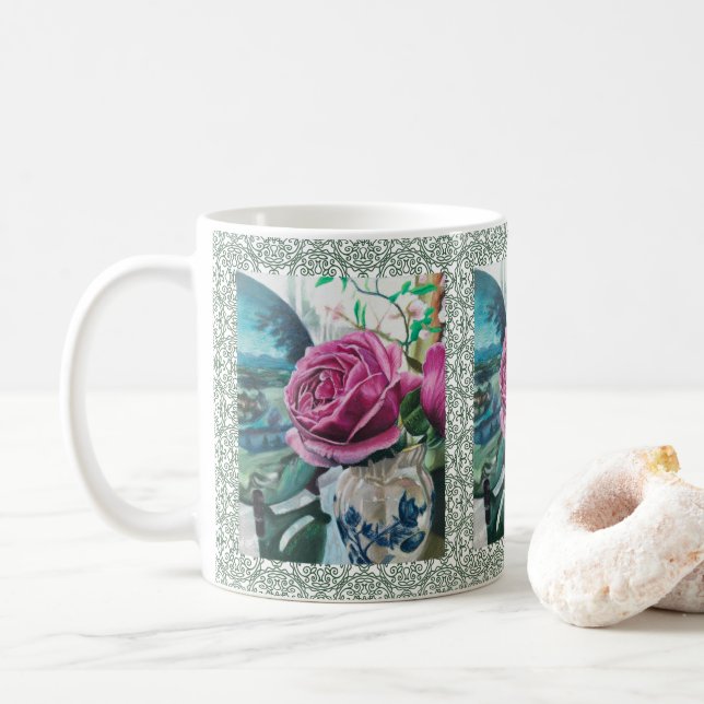 Sweet Memories Bathed in Morning Light - Coffee Mug (With Donut)
