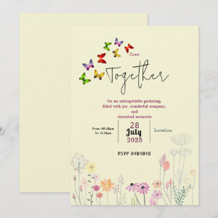 Sweet memories gathering  invitation