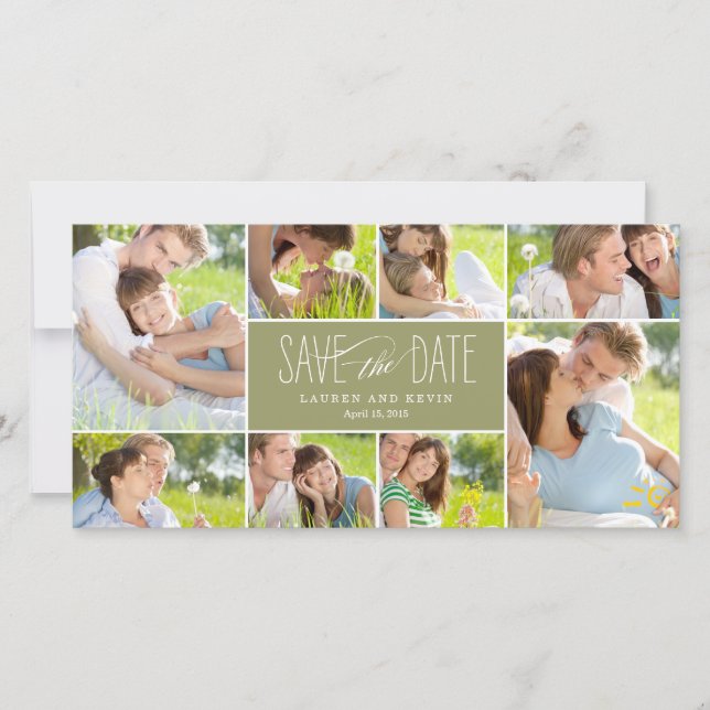 Sweet Memories Save The Date Photo Cards (Front)