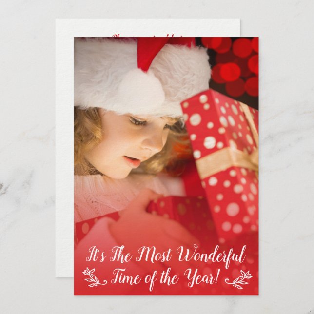 Sweet Merry Christmas Party Photo Template (Front/Back)