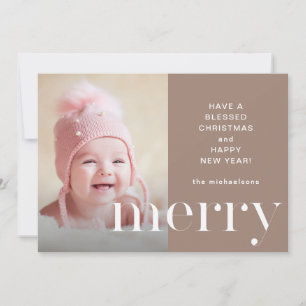 Sweet Merry Holiday Print with Photo Christmas