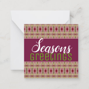 Sweet Mini Greeting A Christmas Card