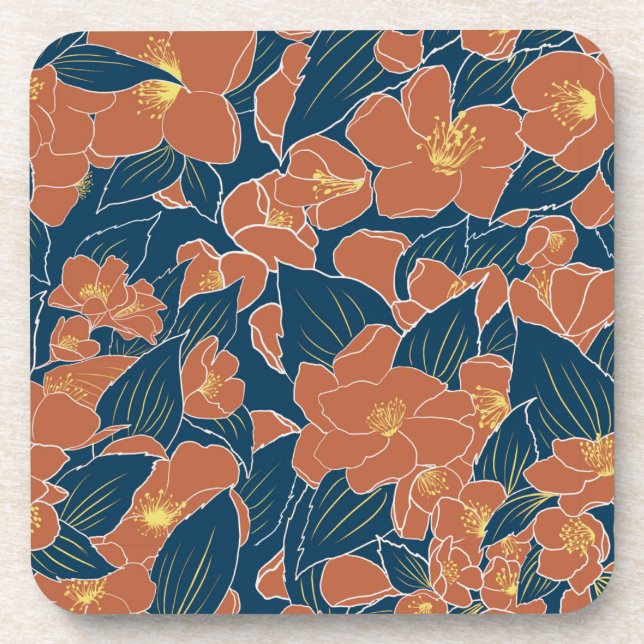 Sweet Mock Oranges Coaster (Front)