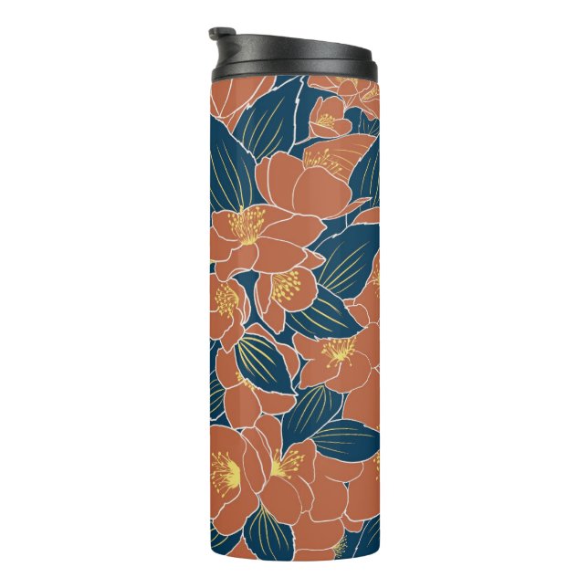 Sweet Mock Oranges Thermal Tumbler (Rotated Right)