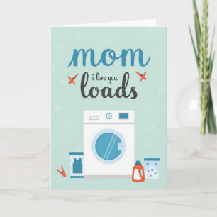 Sweet Mom Aircraft Loads Love Card
