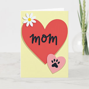 Sweet Mom Pet Love Card