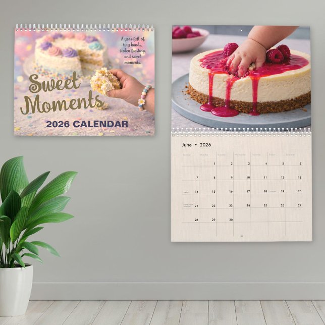 Sweet Moments 2026 Calendar, Cake Thief Tiny Hands Calendar (Sweet Moments 2026 Calendar, Cake Thief Tiny Hands Calendar)