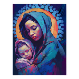 Sweet Moments Mother & Child Wall Art on Poster