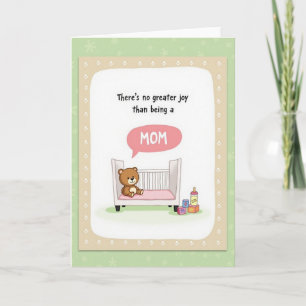 Sweet Moms Joy Illustration Card