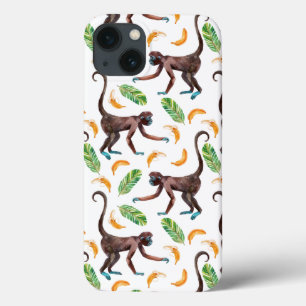 Sweet Monkeys Juggling Bananas iPhone 13 Case
