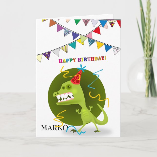 Sweet monster, sweet birthday card (Front)