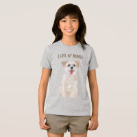 Sweet Morkie Girl's Tri-Blend T-Shirt