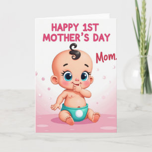 Sweet Mother039S Day Baby Art Card