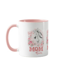 Sweet Mother and Child Watercolor Roses "Best Mum