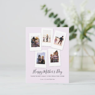 Sweet Mother Child Photo Collage Mother's Day Card