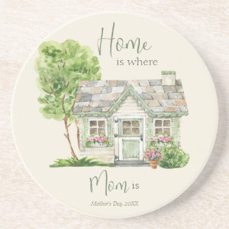 Sweet Mother’s Day Quote Watercolor Coaster