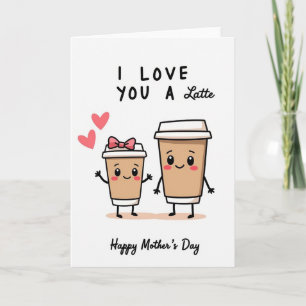 Sweet Mothers Day Coffee Cup Card