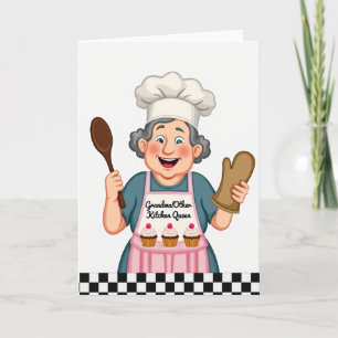 Sweet Mothers Day Dessert Chef Card