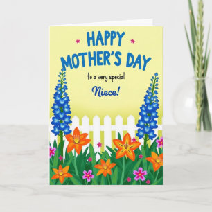 Sweet Mothers Day Floral Garden Card