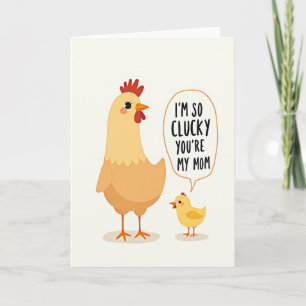 Sweet Mothers Day Fowl Card