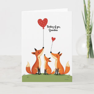 Sweet Mothers Day Fox Card