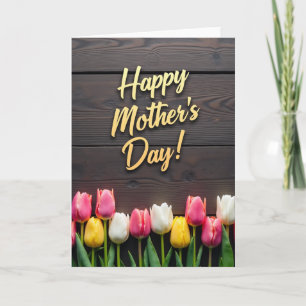 Sweet Mothers Day Gold Script Card