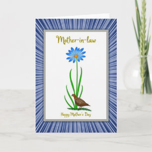 Sweet Mothers Day Greeting Design Card