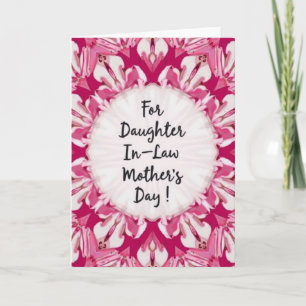 Sweet Mothers Day Inlaw Card