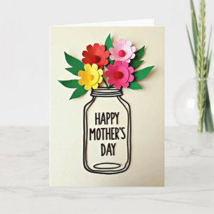 Sweet Mothers Day Jar Card