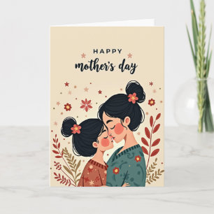 Sweet Mothers Day Kiss Card