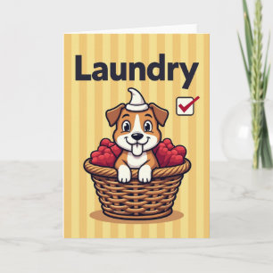 Sweet Mothers Day Laundry Card