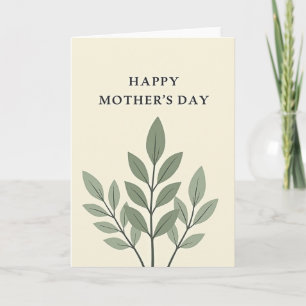Sweet Mothers Day Leaf Card