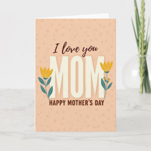 Sweet Mothers Day Love Card