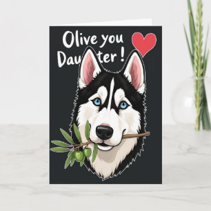 Sweet Mothers Day Snow Dog Card